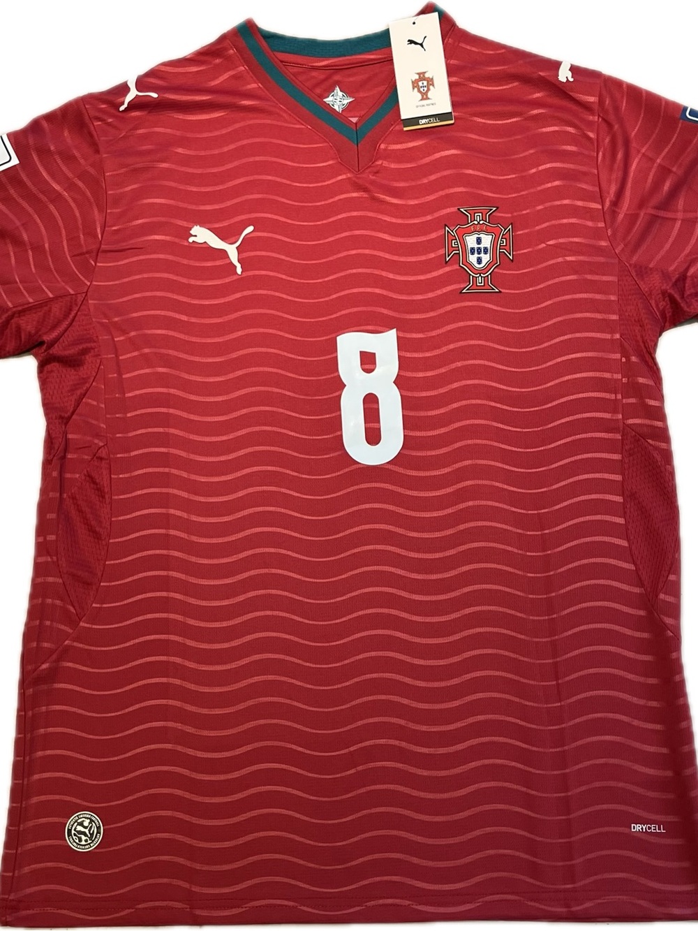 Puma Portugal WC26 Home Shirt #8 B. Fernandes